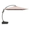 Customize Commercial-Grade 10x10 FT Offset Cantilever Umbrella – Premium Aluminum Frame & Durable 220G Polyester Fabric