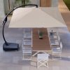 Customize Commercial-Grade 10x10 FT Offset Cantilever Umbrella – Premium Aluminum Frame & Durable 220G Polyester Fabric