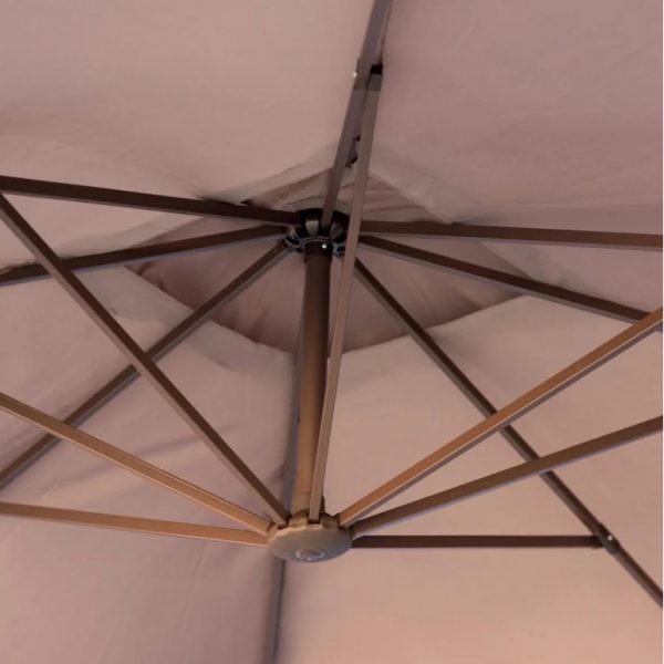 Customize Commercial-Grade 2.7x2.7m Aluminum Cantilever Side Umbrella