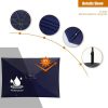 Wholesale 6.5 x 10 FT Outdoor Patio Umbrella with LED Lights, Rectangular Patio Table Umbrella for Inside of Pool, Market Umbrella with Tilt Aluminum Pole and Crank Handle, Garden, Backyard, Beach
