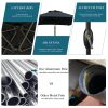 Wholesale 6.5 x 10 FT Outdoor Patio Umbrella with LED Lights, Rectangular Patio Table Umbrella for Inside of Pool, Market Umbrella with Tilt Aluminum Pole and Crank Handle, Garden, Backyard, Beach
