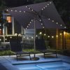 Wholesale 6.5 x 10 FT Outdoor Patio Umbrella with LED Lights, Rectangular Patio Table Umbrella for Inside of Pool, Market Umbrella with Tilt Aluminum Pole and Crank Handle, Garden, Backyard, Beach