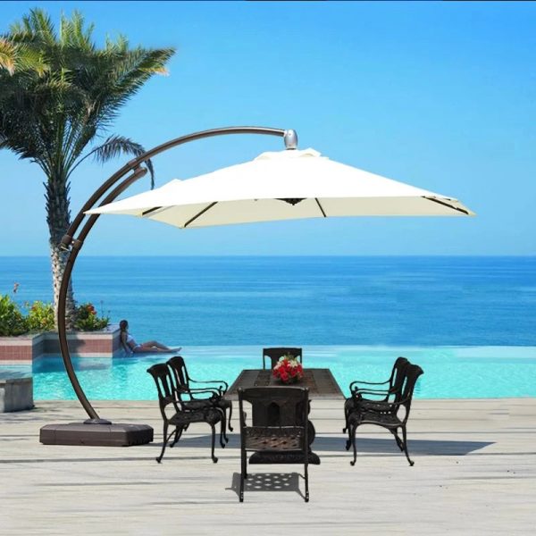 Customized Outdoor Umbrella Patio Parasol Garden Umbrella Pool Beach Restaurant Cantilever Umbrella