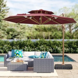 20' Largest Round Cantilever Umbrella | Premium Supplier