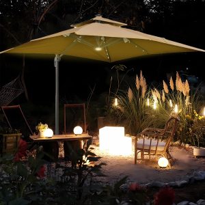 20'x20' Largest Square Solar Umbrella | B2B Supplier Factory