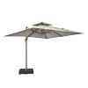 15'x18' Rectangle Cantilever Umbrella | Poolside Solution