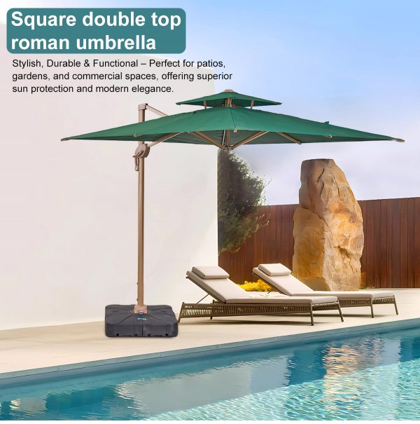 20'x20' Largest Square Cantilever Shade | B2B Factory
