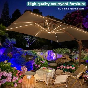 13'x16.5' Extra Large Patio Umbrella | For Resort & Hotel Pool