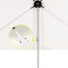 4.3'x6' Commercial Cantilever Umbrella | 360° Rotation | for Small Spaces