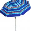 Bulk Supply 7ft Heavy Duty Windproof Beach Umbrella – Reinforced Sand Anchor, Ventilated Tilt Canopy, UV50+ for Hotel/Pool/Garden Wholesale