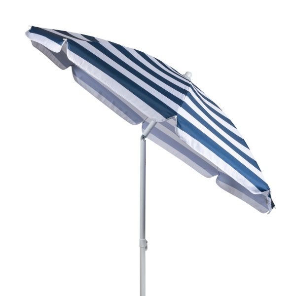 Lightweight 5.5FT Beach Umbrellas Wholesale – Compact Tilt Pole, Carry Bag, UPF50+ Sunshade for Camping/Travel/Retail Stores