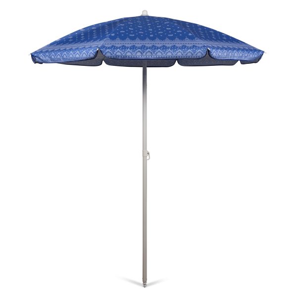 Lightweight 5.5FT Beach Umbrellas Wholesale – Compact Tilt Pole, Carry Bag, UPF50+ Sunshade for Camping/Travel/Retail Stores
