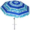 Bulk Supply 7ft Heavy Duty Windproof Beach Umbrella – Reinforced Sand Anchor, Ventilated Tilt Canopy, UV50+ for Hotel/Pool/Garden Wholesale