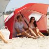 Wholesale 8FT UPF50+ Premium Umbrella Shelter – Dual Sun/Rain Protection with Side Panels & Auger Anchor for Beach/Events