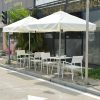 6.5' Square Commercial Market Umbrella | 280G Yasili Fabric | for Cafe & Bistro
