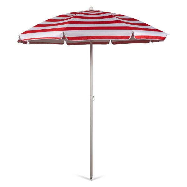 Lightweight 5.5FT Beach Umbrellas Wholesale – Compact Tilt Pole, Carry Bag, UPF50+ Sunshade for Camping/Travel/Retail Stores