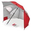 Wholesale 8FT UPF50+ Premium Umbrella Shelter – Dual Sun/Rain Protection with Side Panels & Auger Anchor for Beach/Events