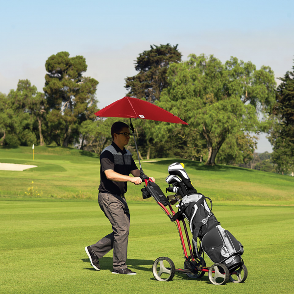 Wholesale SPF50+ Adjustable Sport-Brella with Universal Clamp – Compact Portable Sun Shade for Chairs/Strollers/Golf Carts