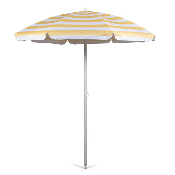 Lightweight 5.5FT Beach Umbrellas Wholesale – Compact Tilt Pole, Carry Bag, UPF50+ Sunshade for Camping/Travel/Retail Stores