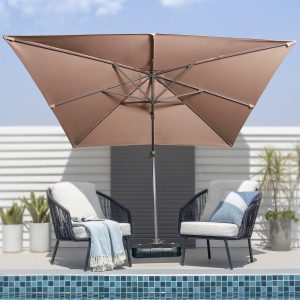 Wholesale 4x5m Offset Umbrella - for Beach Club & Garden Cafe | Global Shipping