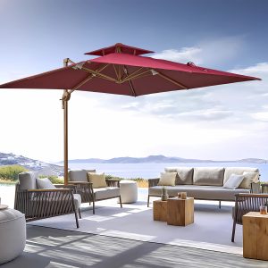 15'x16.5' Giant Cantilever Sunshade | Commercial Use