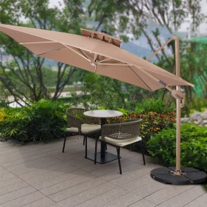 20'x20' Largest Square Cantilever Shade | B2B Umbrella Factory