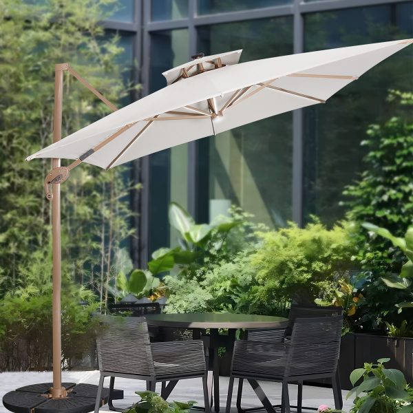 18'x20' Largest Cantilever Umbrella | For Spa & Luxury Villa