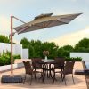 11.5'x11.5' Square Cantilever Umbrella | for Business
