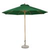 2.5m Round Single - Top Patio Umbrella, 8 Ribs, 48mm Wood - Imitation Iron Pole, 200g Polyester Fabric | Outdoor Shade Solution