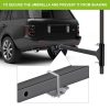 Heavy-Duty Hitch Mount Umbrella Holder for 2" Poles - Commercial-Grade Support for Outdoor Events, Tailgating, and Patio Shade Solutions