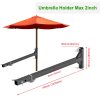 Heavy-Duty Hitch Mount Umbrella Holder for 2" Poles - Commercial-Grade Support for Outdoor Events, Tailgating, and Patio Shade Solutions