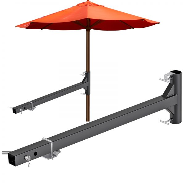 Heavy-Duty Hitch Mount Umbrella Holder for 2" Poles - Commercial-Grade Support for Outdoor Events, Tailgating, and Patio Shade Solutions