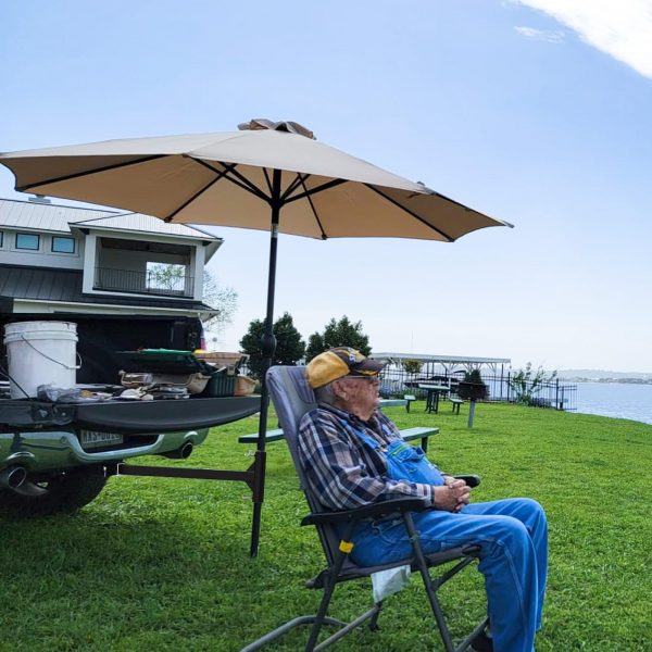 Heavy-Duty Hitch Mount Umbrella Holder for 2" Poles - Commercial-Grade Support for Outdoor Events, Tailgating, and Patio Shade Solutions