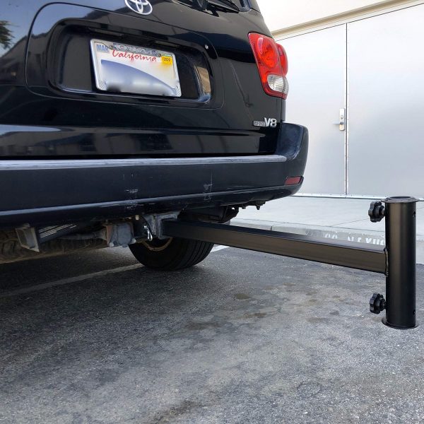 Heavy-Duty Hitch Mount Umbrella Holder for 2" Receiver - Commercial Grade Outdoor Shade Solution for Patio Umbrellas up to 2" Diameter - Ideal for Events, Tailgating and Outdoor Business Use