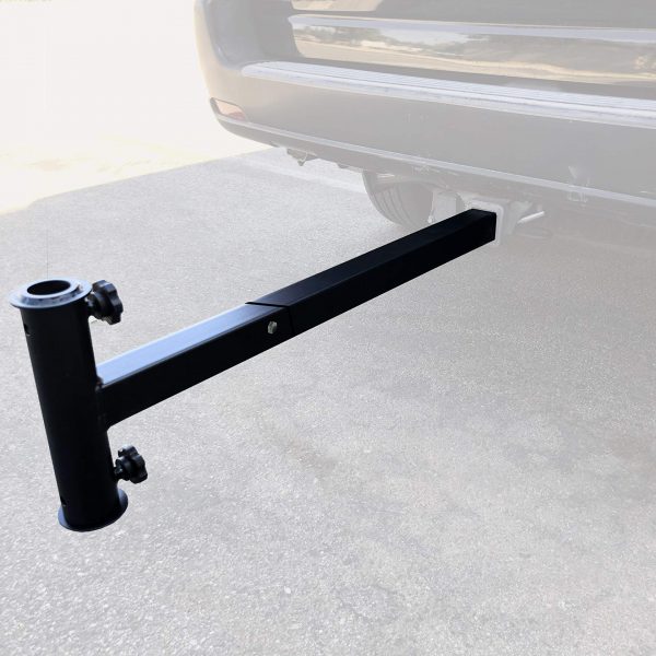 Heavy-Duty Hitch Mount Umbrella Holder for 2" Receiver - Commercial Grade Outdoor Shade Solution for Patio Umbrellas up to 2" Diameter - Ideal for Events, Tailgating and Outdoor Business Use