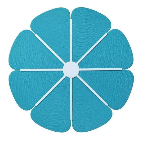 Customize Design Beach Sun Umbrella Petal Shaped Parasol Rattan Garden Umbrella Outdoor Furniture Parasols Villa