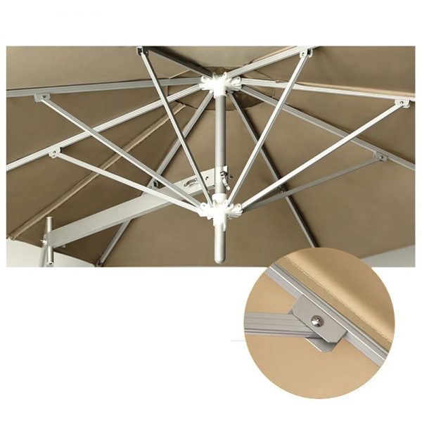 New Outdoor Patio Folding Sunshade Hanging Balcony Wall Umbrella Indoor Telescopic Rotating Shelter Commercial Parasol Poor Umbrella