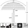 7.5FT Commercial Thatched Tiki Umbrella – Authentic Tropical Shading for Hospitality Venues