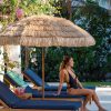 7.5FT Commercial Thatched Tiki Umbrella – Authentic Tropical Shading for Hospitality Venues