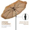 7.5FT Commercial Thatched Tiki Umbrella – Authentic Tropical Shading for Hospitality Venues